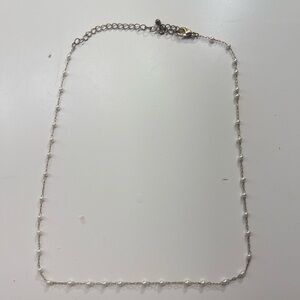Pearl sterling silver necklace